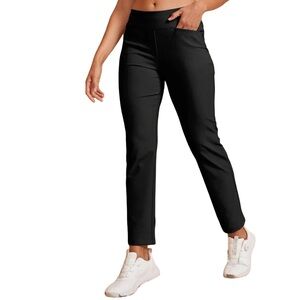 NWT Acegolfs Black Performance Stretch Moisture Wicking Easy Fit Golf Pants